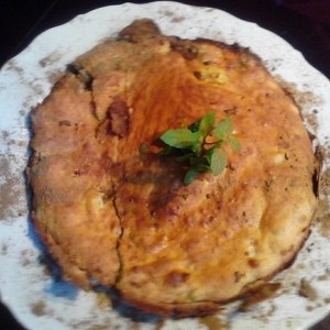 Банановый пирог с мороженым