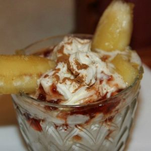 Жаренные бананы в мороженом