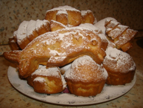 Кексы ванильные