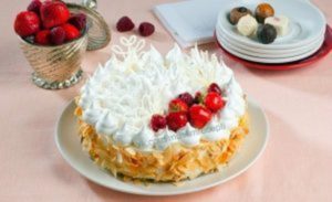 Торт-безе с заварным кремом