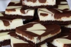 Шоколадные пирожные со сливочным сыром