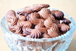 шоколадное венское печенье