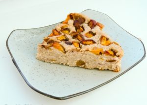 Творожный пирог с нектаринами