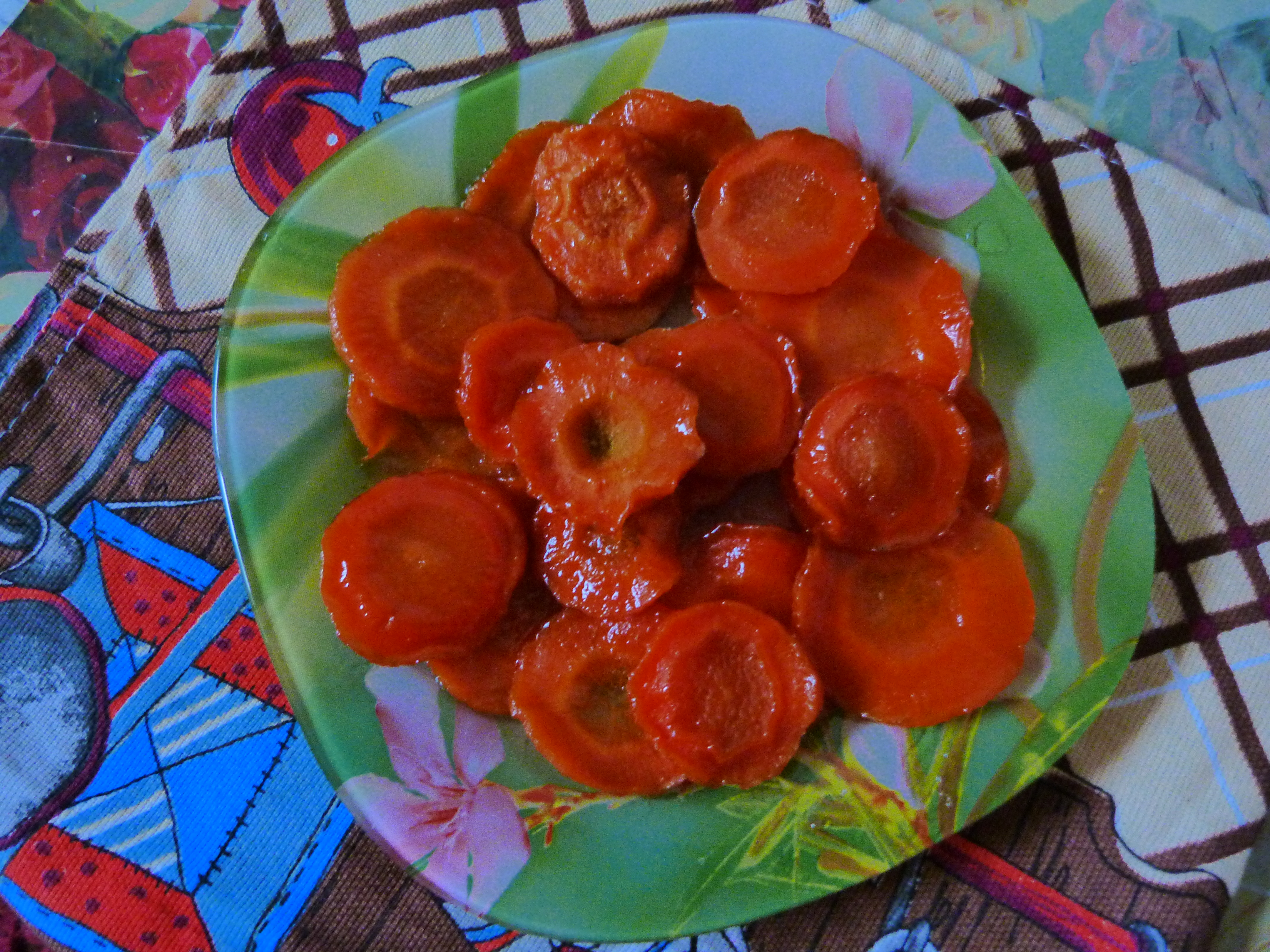 Янтарная морковка в духовке