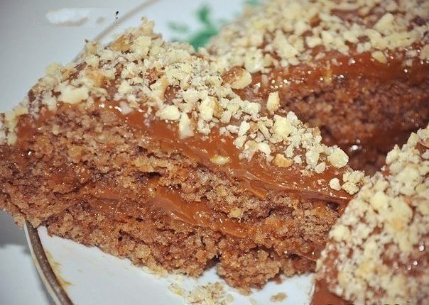 5-минутный ореховый торт без муки и масла