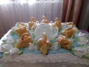 Торт Лебединое озеро