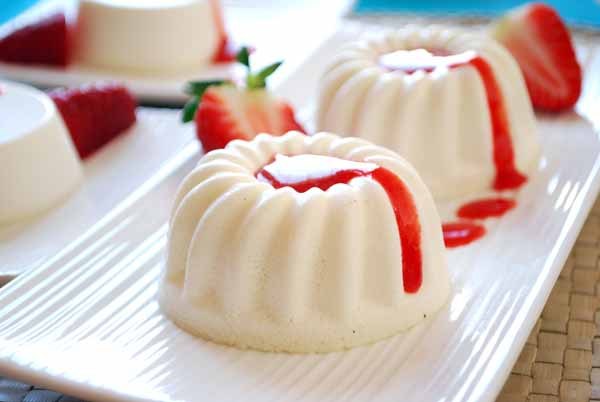 Вкусный молочный десерт