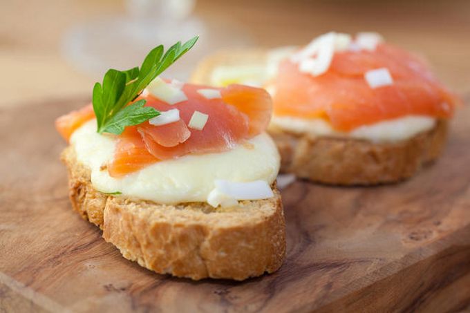 Закуска из красной рыбы