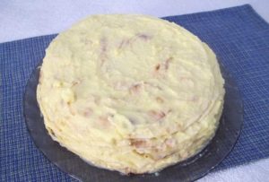 Наполеон из лаваша с заварным кремом