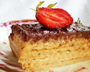 Вафельный диетический торт в домашних условиях