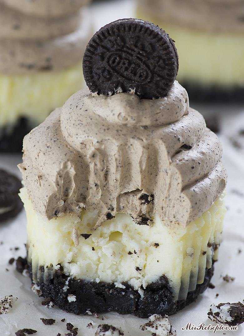Шоколадные мини Oreo чизкейки с муссом